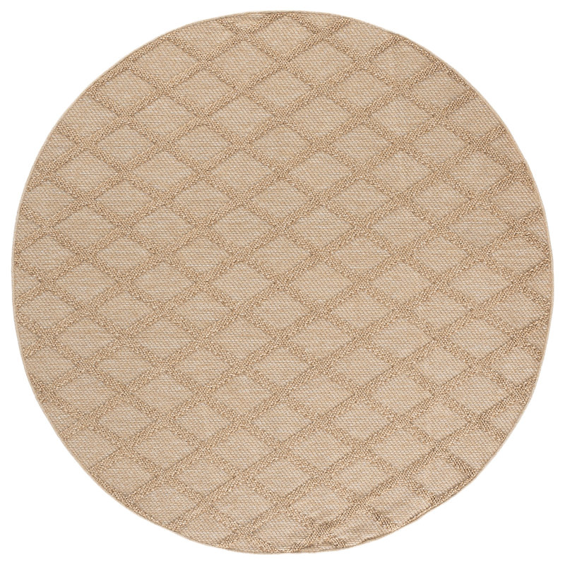 Highland 950 Performance Geometric Rug, Round 6'7"