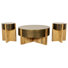42 In. Round Cocktail Table With 2 End Tables