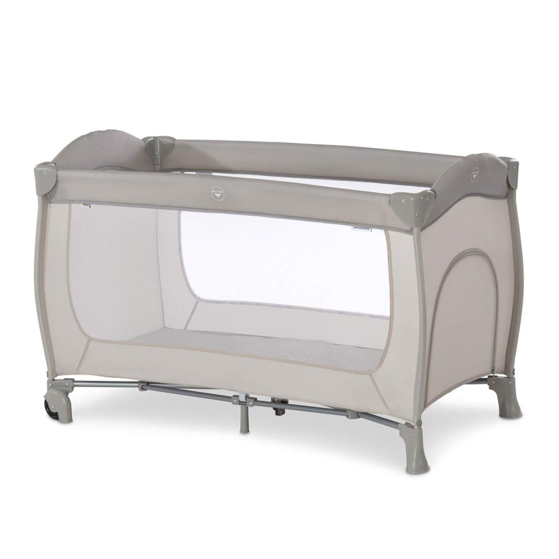 hauck Sleep N Play Go Plus Foldable Travel Bed and Playpen with Mattress, Beige