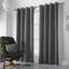 Nalaiyah Velvet Chenille Eyelet Room Darkening Curtains-262421743-262421747