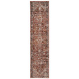 Roma Abstract Rust Area Rug
