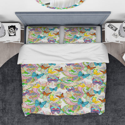 Farmhouse / Country Floral Duvet Cover
