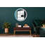 Huldar Glass Flat Wall Mirror
