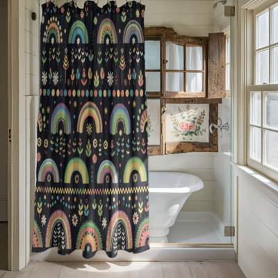 Light Rainbow Streaks - Premium Shower Curtain