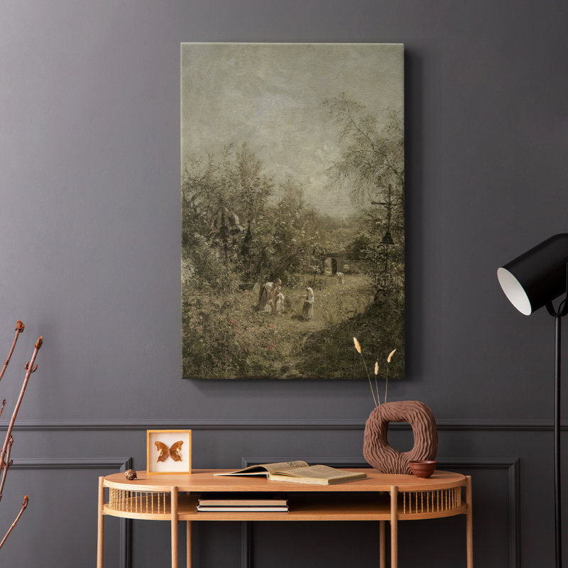 Paysage rétro CLxxvi - galerie Cavas, H 48 po x l 32 po