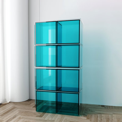 Acrylic living room simple display bookcase