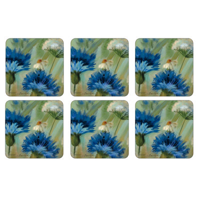 Pimpernel Fleur Des Champs Coasters 4"X 4"