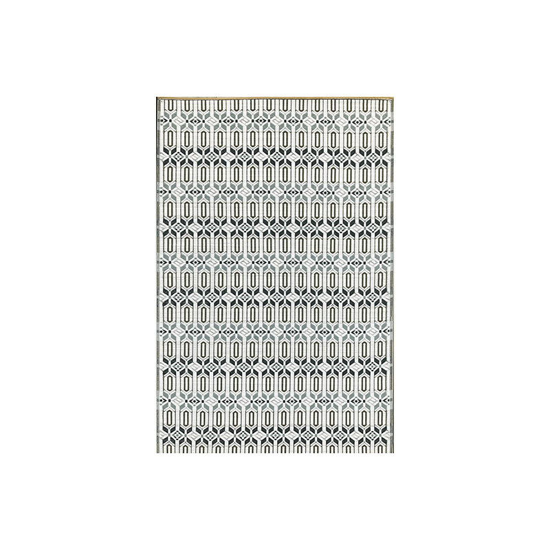 Tapis d'extérieur 8 pi x 10 pi, marocain - argent froid