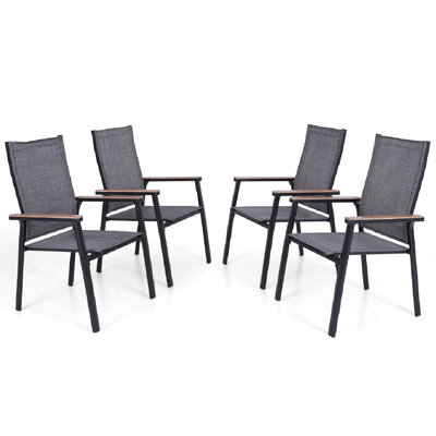 Stacking Patio Dining Armchair
