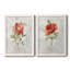 Lin pivoine - ensemble de reproduction d'art sur toile-86686095-86686092