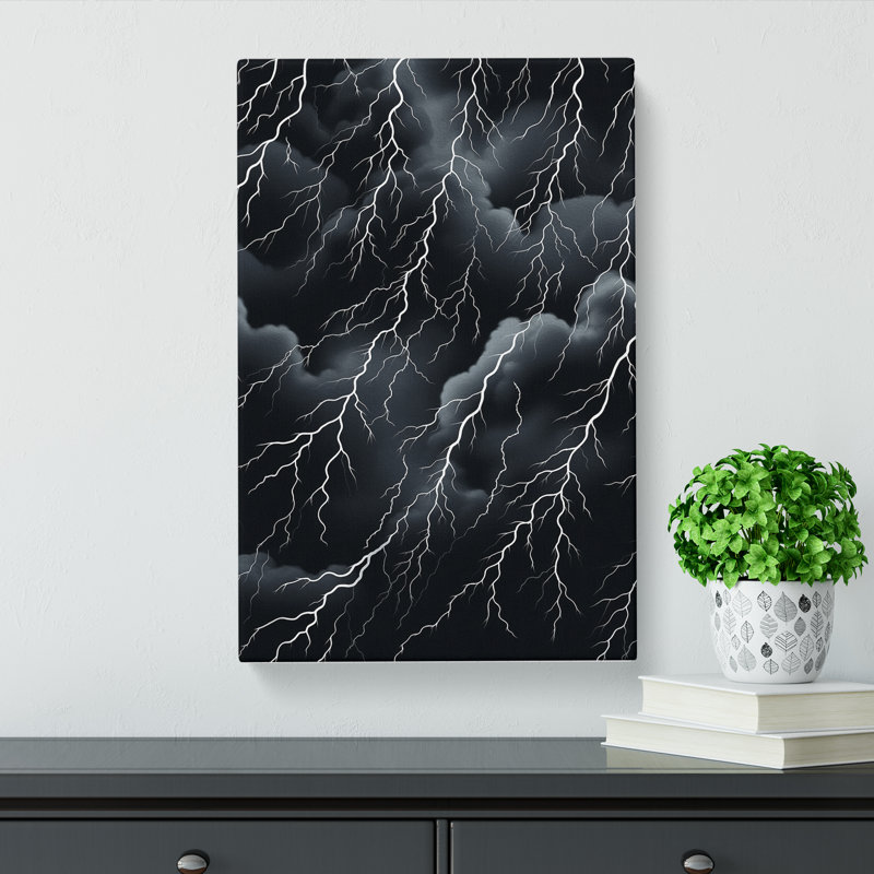 Thunderstorm Op - No Frame Print, 76cm H x 50cm W x 3cm D