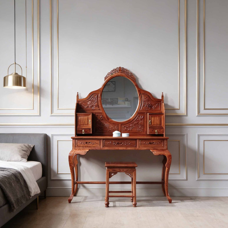 Nouvelle coiffeuse rétro de style chinois