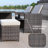 Jarhia 10 - Person Wicker Patio Dining Set with Rectangular Table , Cushions Included-71663842-72041102