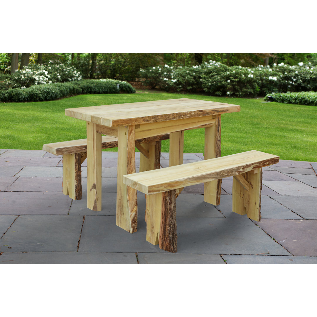 Raphael 4 - Person Patio Dining Set with Rectangular Table Loon Peak®