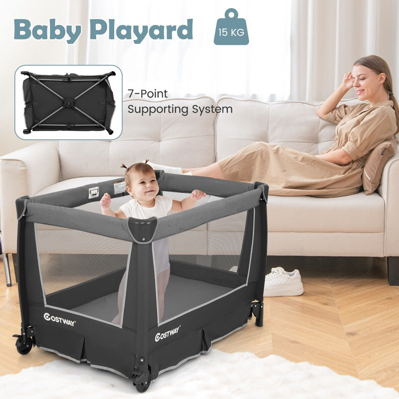 Rixa Cot Bed, Black/Grey