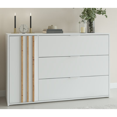125 cm W Chest of 3 Drawers
