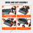 VEVOR Dump Cart, Poly Garden Dump Cart with Easy to Assemble Steel Frame Dump Wagon