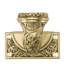 GEORGETOWN LARGE HOOK; BURNISHED BRASS FINISH-12212258
