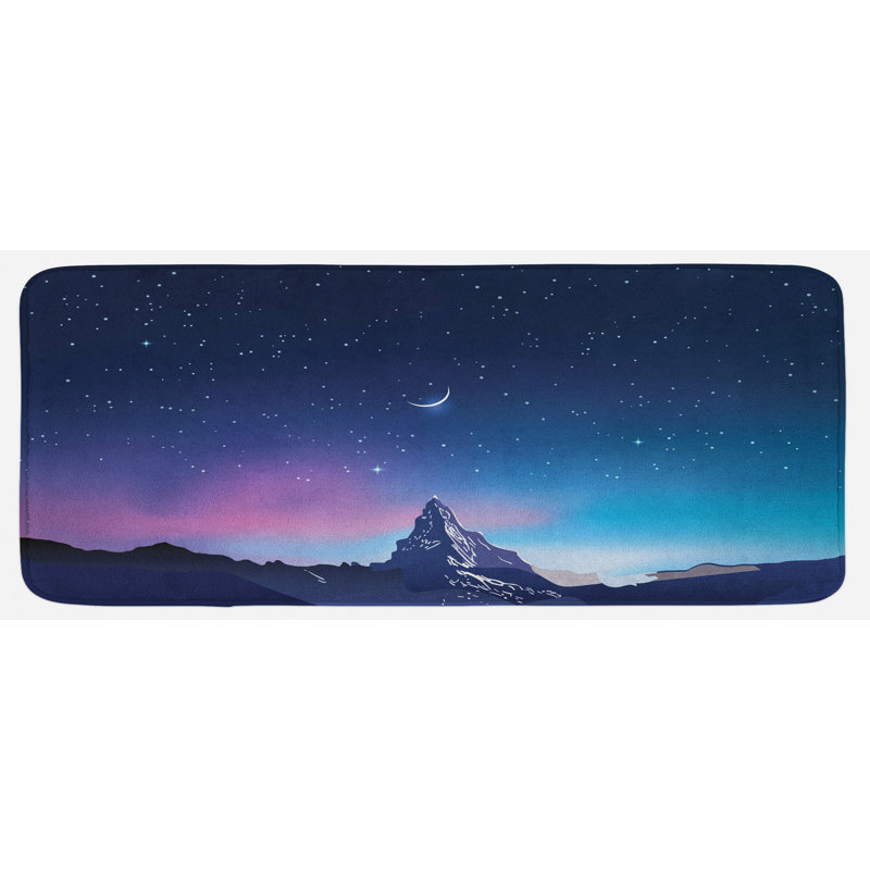 Tapis de cuisine half lune