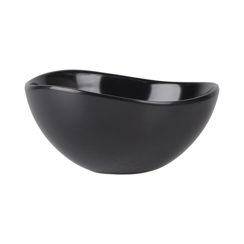 24 oz Bol à salade biologique, Noir