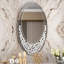 Iva Glass Oval Wall Mirror