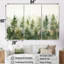 Ensemble de salon pin art minimaliste Dream - Tree Wall Art-107770133-107770131