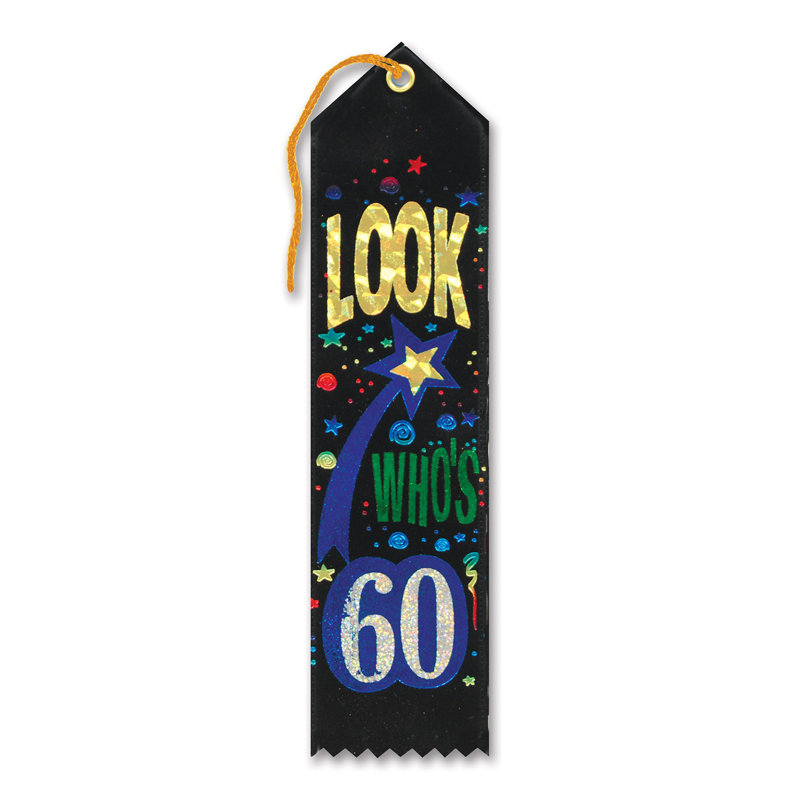 Ruban «Look Who's 60 Award»