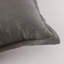  Stone Washed French Linen European Square Pillow Shams 26 x 26"-131180362