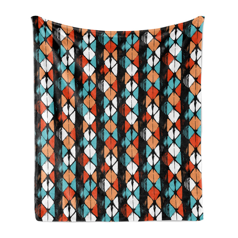 Hand Woven Throw Blanket, 50" x 70"