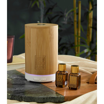 Bamboo Everyday No Power Source Required / Manual Powered Essential Oil Diffusers