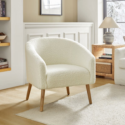 Briggitte Modern Boucle Armchair