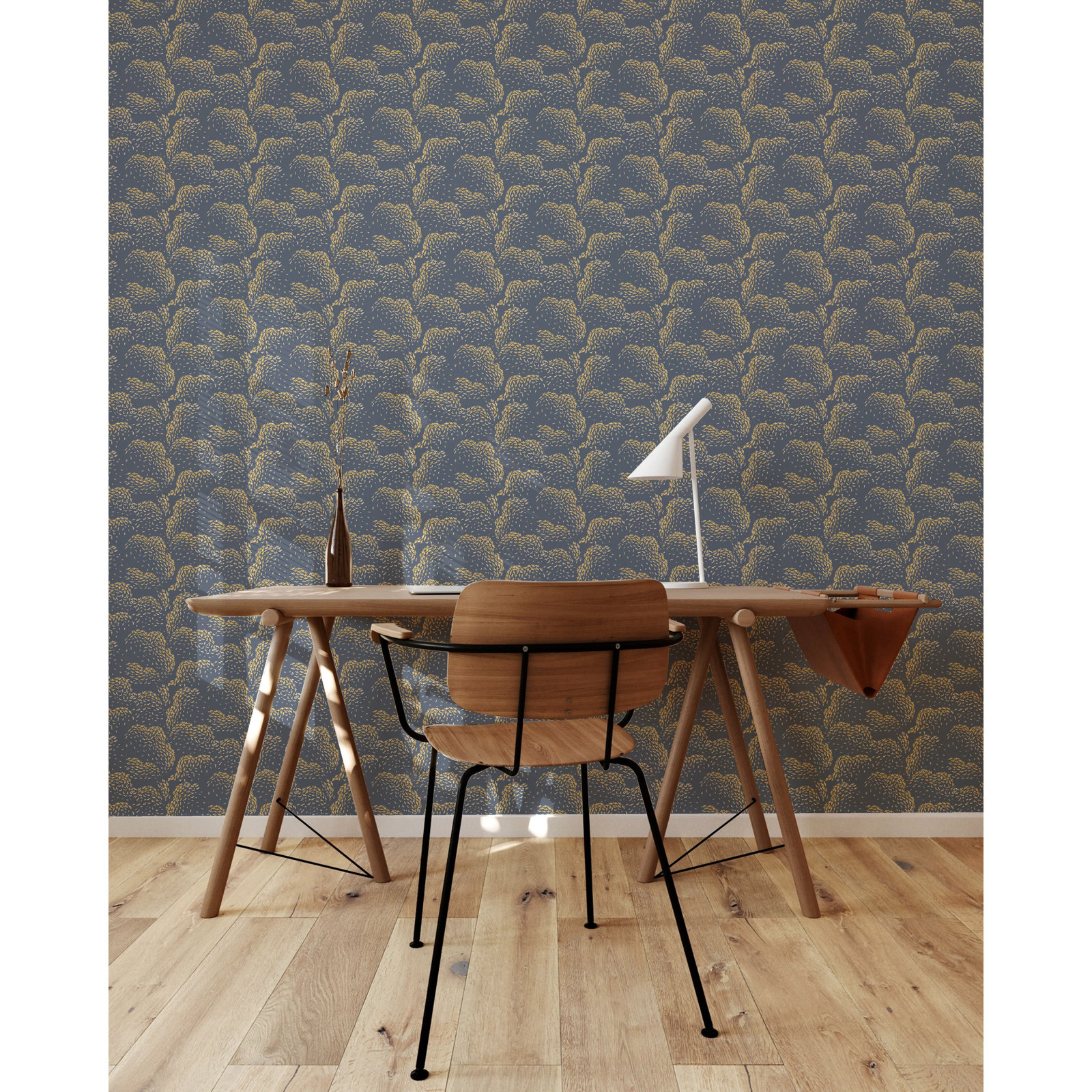 Revel Self-Adhesive Wallpaper Roll, Purple, Self-adhesive, Vinyl