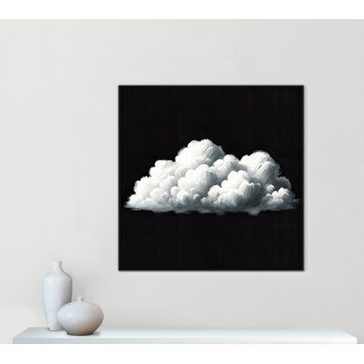 «Ottavia White Clouds Print» par