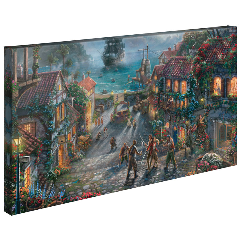 «Disney Pirates Of The Caribbean» par Thomas Kinkade Studios - impression