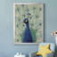 «Blue Peacock II», toile encadrée de qualité supérieure - prête à être accrochée-1855271568-1855271570
