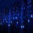11.4 FT 96 LED Window Curtain String Lights Christmas Tree Twinkle Fairy Light 8 Modes Hanging Decor
