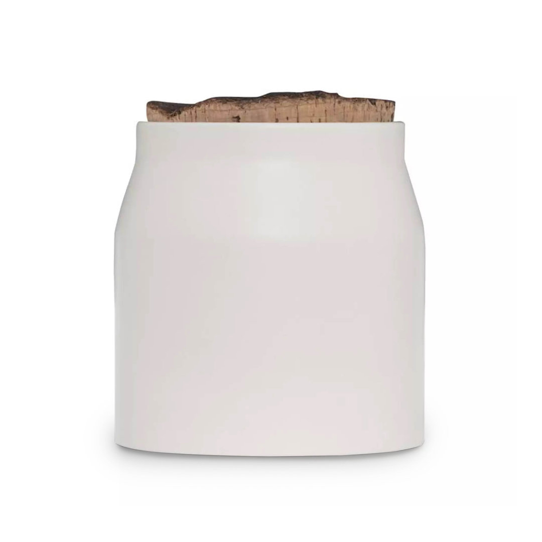 Tower Unisex Beige Small Ceramic Storage Jar In | Size: A - Image 3