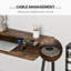 Shaffer Metal Base Writing Desk-1137446136