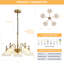 Lustre 5 lumières cristal