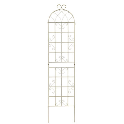 Treillis polyvalent antirouille pour les plantes d'extérieur, rehaussant la beauté du jardin