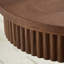 Table basse ovale de conception moderne fabriquée à la main, parfaite pour un décor de salon élégant et fonctionnel.-752776994
