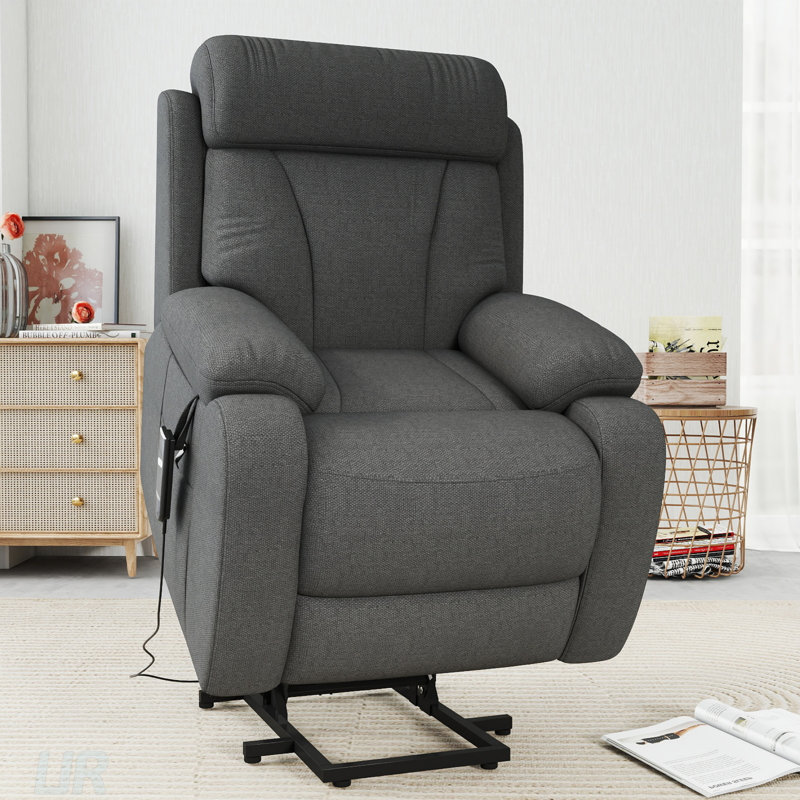 Power Lift Recliner For Elderly With Remote Control, Adjustable, Side Pocket, And Mute Motor For Smooth Operation