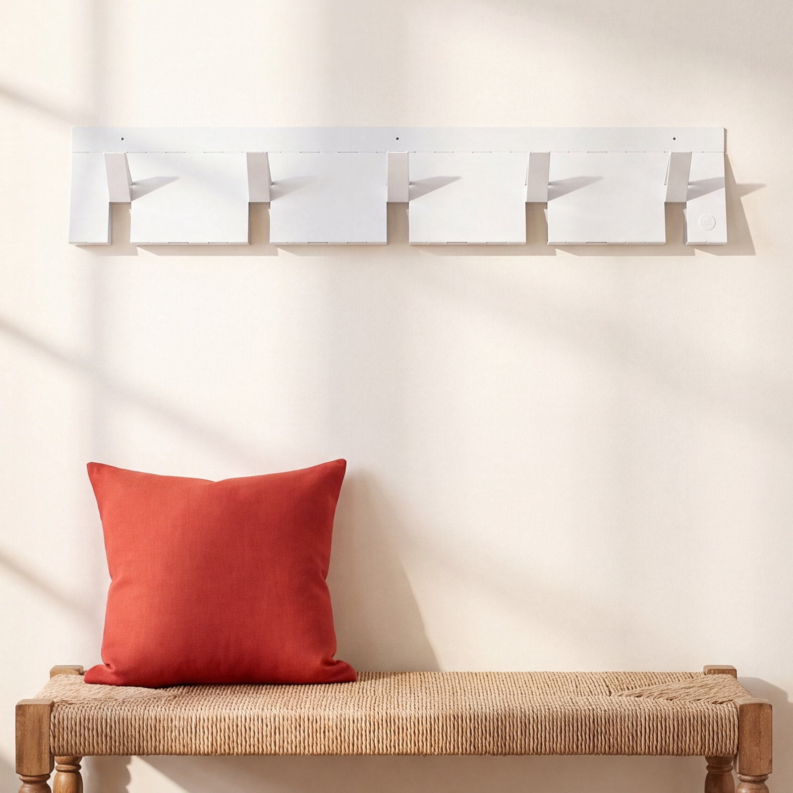 2D:3D 5 - Hook Coat Rack, White
