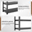 Étagère de rangement Étagère de rangement robuste en métal à 5 niveaux H78 * W47.2 * D18