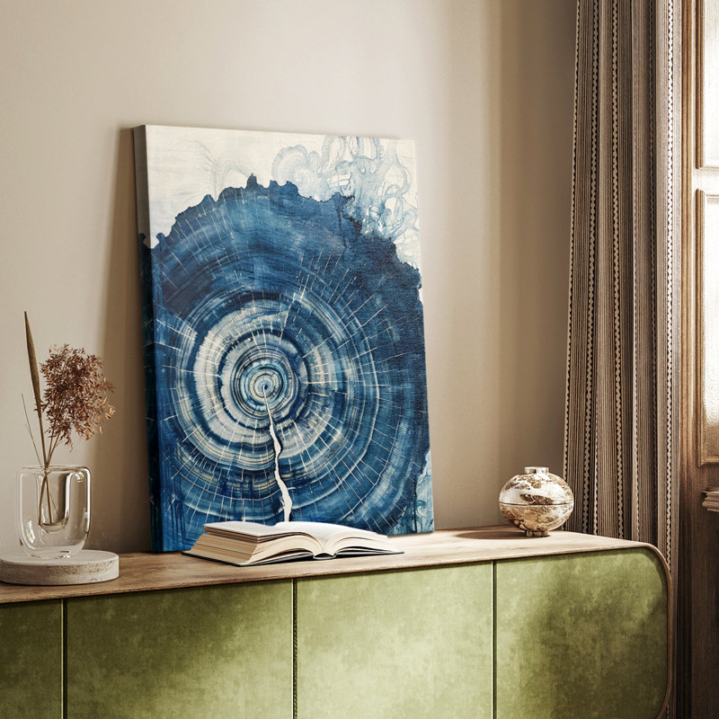 Série ABSTRACT CLXVI - Toile tendue avec châssis Premium - Prêt à être accroché, H 18 po x l 12 po