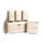 Lovello Iced Latte Storage Set with Tea, Coffee & Sugar Canisters, Utensil Store and Bread Bin