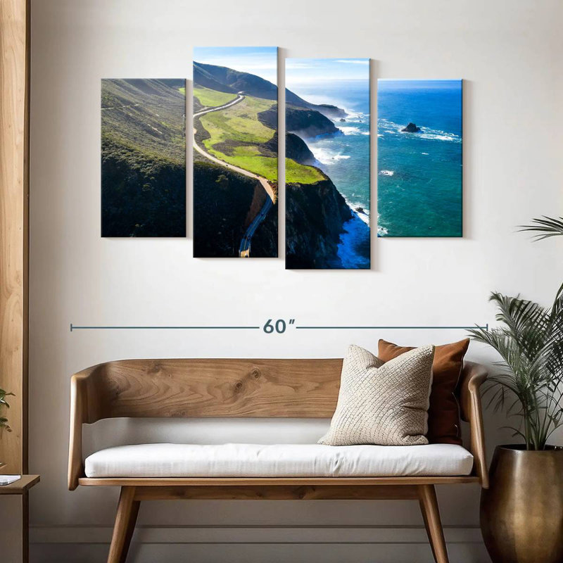 Gillard Pacific Coast Highway Cliff, 32"H x 52"W
