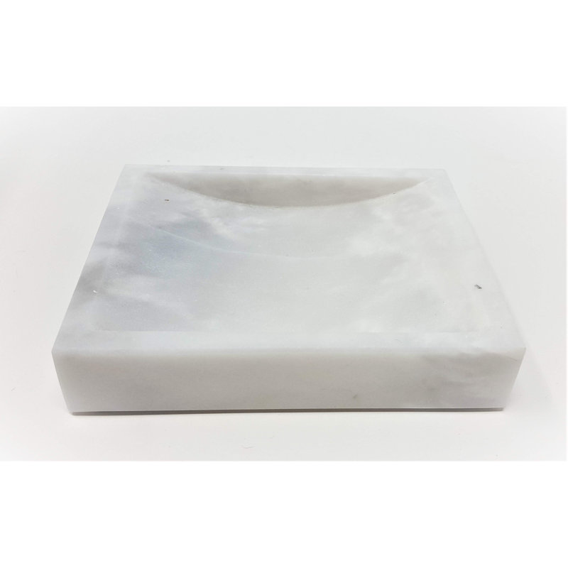 Ensemble d’accessoires de salle de bain 2 pièces en marbre Romney