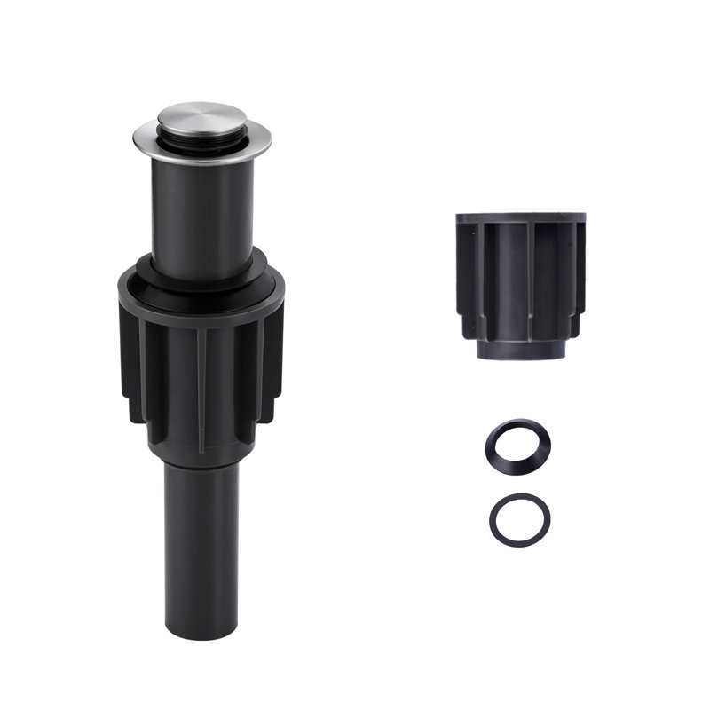 Brushed Nickel Pop-Up Drain Assembly for Bathroom Sink