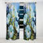 Lucius Blue Morning Glory Dewy Blooms III - Rideau traditionnel - Velours obscurcissant - 1 panneau-1347504750